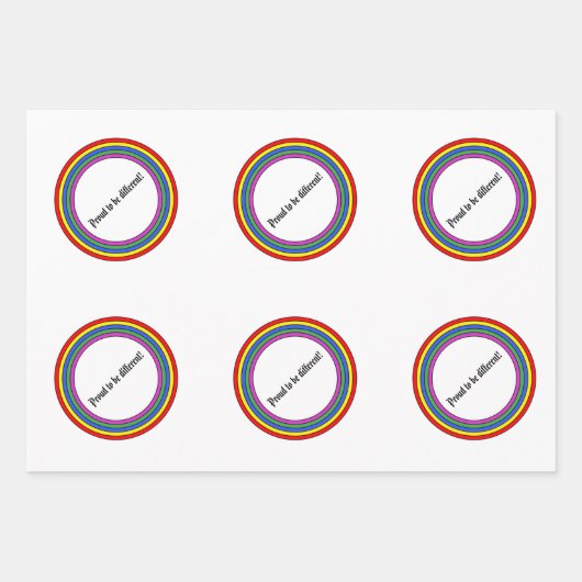 Set von 3 Stolz auf einen anderen Geschenkpapier Set (Vorderseite 2)