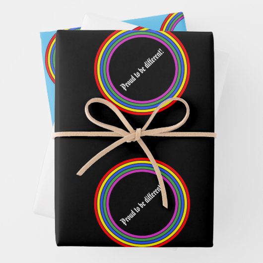 Set von 3 Stolz auf einen anderen Geschenkpapier Set (Beispiel)