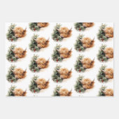 Set von 3 Wrapping Paper Geschenkpapier Set (Vorderseite)