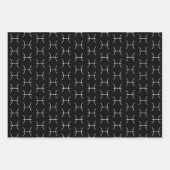 Set von 3 Wrapping Paper Sheets Geschenkpapier Set (Vorderseite 2)