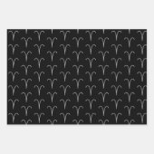 Set von 3 Wrapping Paper Sheets Geschenkpapier Set (Vorderseite 2)