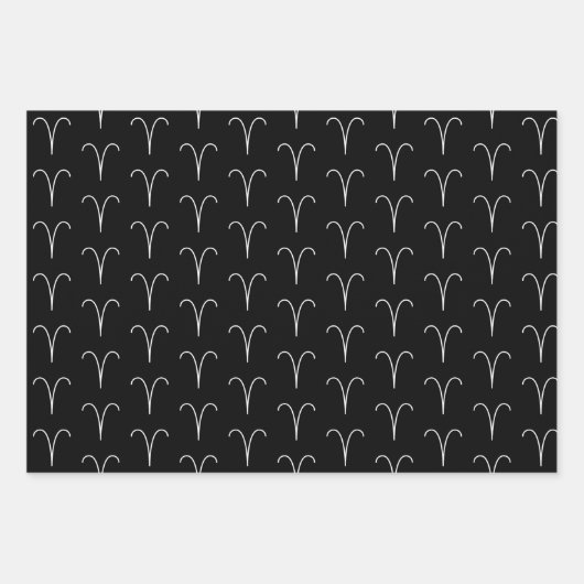 Set von 3 Wrapping Paper Sheets Geschenkpapier Set (Vorderseite 2)