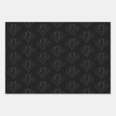 Set von 3 Wrapping Paper Sheets Geschenkpapier Set (Vorderseite)