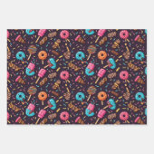 Set von 3 Wrapping Papers - Tropischer Spaß Geschenkpapier Set (Vorderseite 2)