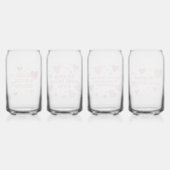 Set von 4 Glasdosen zur Liebe Dosenglas (Hinten)