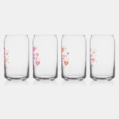 Set von 4 Glasdosen zur Liebe Dosenglas (Links)