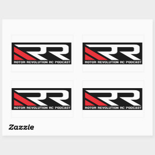 Set von 4 Rotorrevolution RC Podcast Stickers