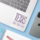 Set von 4 texanischen Imitaten: Applique Fall Lett Aufkleber (Laptop mit iPhone)
