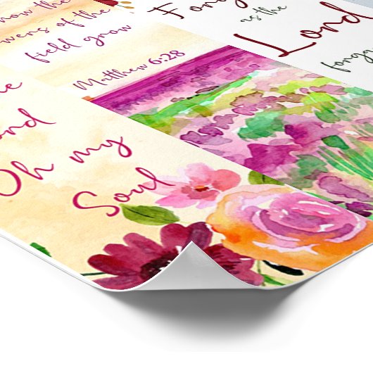 Set von 5 Christlichen Lesezeichen Poster (Ecke)