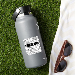 Set von 5 Senioren Senioren Senioren für Schwarze  Aufkleber