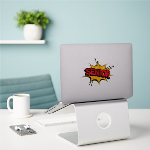 Set von 5 Super Hero Senior Custom Cut Stickers Aufkleber