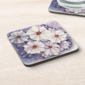 Set von 6 Cork Back Untersetzer Lavender African D (Linke Seite)