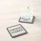 Set von 6 Cork Untersetzer mit walisischem Cwtch u (Rechte Seite)