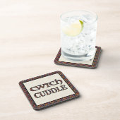 Set von 6 Cork Untersetzer mit walisischem Cwtch u (Rechte Seite)