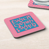 Set von 6 Cork-Untersetzer mit walisischem Cwtch u Untersetzer (Linke Seite)