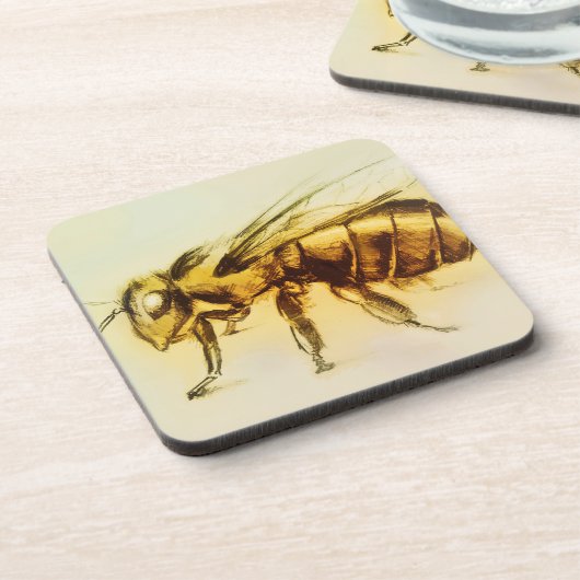 Set von 6 Gelben Untersetzer Set (Linke Seite)