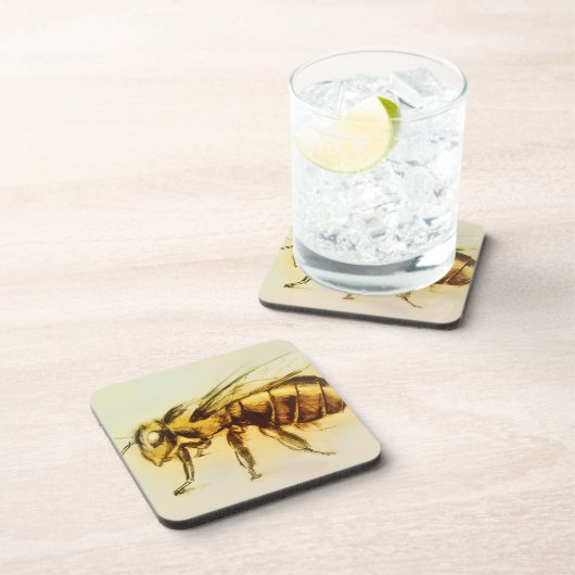 Set von 6 Gelben Untersetzer Set (Rechte Seite)