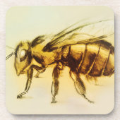 Set von 6 Gelben Untersetzer Set (Vorderseite)