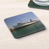 Set von 6 harten Untersetzer aus Kunststoff (Linke Seite)