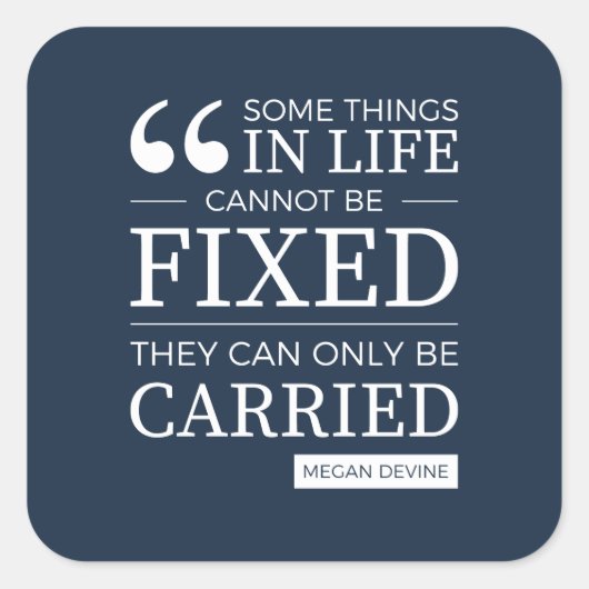 Set von 6 "kann nicht fixiert werden" Aufkleber in (Vorderseite)