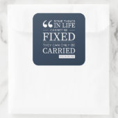 Set von 6 "kann nicht fixiert werden" Aufkleber in (Tasche)