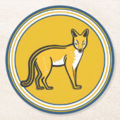 Set von 6 Tasmanian Tiger Paper Untersetzer (Vorderseite)