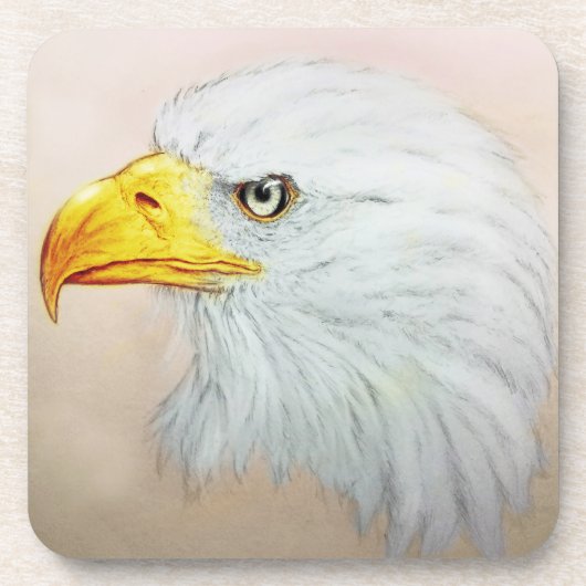 Set von 6 Untersetzer des Weißadels Set, Zeichnend (Vorderseite)