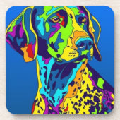 Set von 6 Untersetzer - Deutscher Kurzzeiger (Vorderseite)