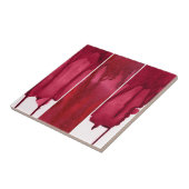 Set von abstraktem handgemaltem des roten fliese (Seite)