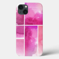 Set von Aquarell abstrakt bemalt 3