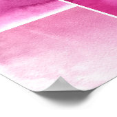 Set von Aquarell abstrakt bemalt 3 Poster (Ecke)