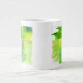 Set von Aquarell abstrakt gestrichen Jumbo-Tasse (Vorderseite)