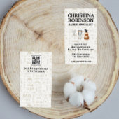 Set von Barbertools | Qr Code Visitenkarte