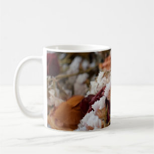 Set von Blume, Grußkarte abstrakt, Jubiläum Kaffeetasse