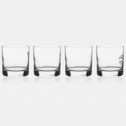 Set von Brillen Whiskyglas (Rechts)
