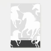 Set von Einhorn Post-it Klebezettel (Vorderseite)