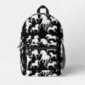 Set von Einhörnern Bedruckter Rucksack (Vorderseite)