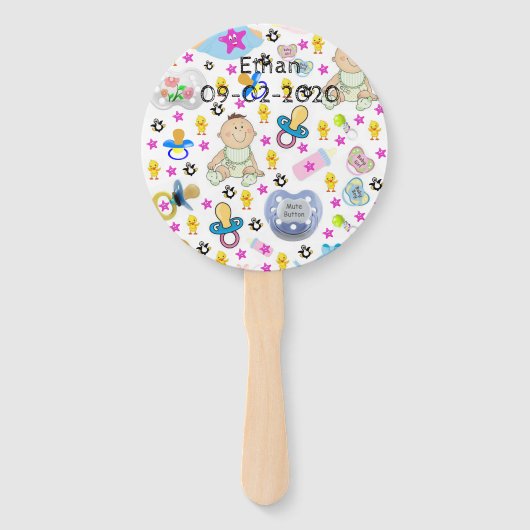 Set von Fans Binkys Schnullern Fächer (Rückseite)