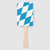 Set von Handfächern mit bayerischer Flagge, Deutsc Fächer (Vorderseite)