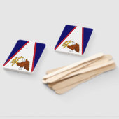 Set von Handfächern mit der Flagge von Amerikanisc Fächer (Non-assembled)