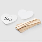 Set von Handfans Fächer (Non-assembled)