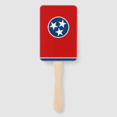 Set von Handventilator mit Fahne von Tennessee, US Fächer (Rückseite)