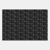 Set von Hartkapseln, 3 Umschlagpapier Geschenkpapier Set (Vorderseite 2)