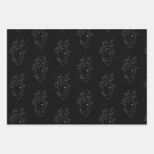 Set von Hartkapseln, 3 Umschlagpapier Geschenkpapier Set (Vorderseite)