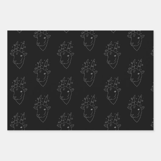 Set von Hartkapseln, 3 Umschlagpapier Geschenkpapier Set (Vorderseite)