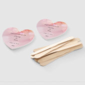 Set von Hochzeitsfans Fächer (Non-assembled)