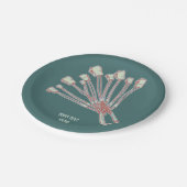 Set von Kletterdrähten Pappteller (Schrägansicht)