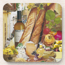 Set von sechs Untersetzer aus Kunststoffen