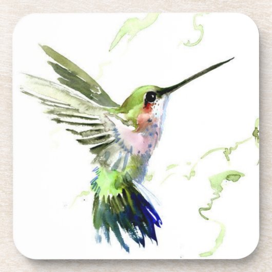 Set von sechs Untersetzer - Humming Bird (Vorderseite)