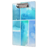 Set von Watercolor abstrakte handgemalte 2 Klemmbrett (Links)